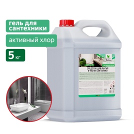 Средство для мытья и чистки сантехники "Bio-Gel" (с активным хлором) 5 кг. Clean&Green CG8053